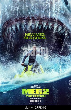 Il poster Meg 2 Foto Stock