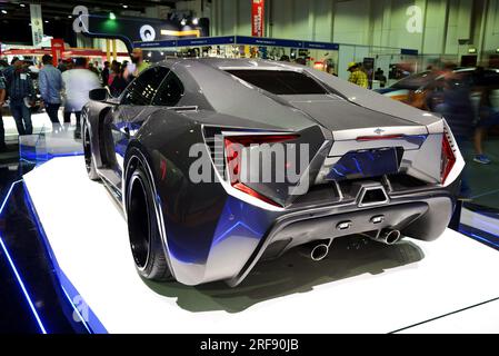 DUBAI, Emirati Arabi Uniti - 16 novembre: il famigerato Zedro sportscar su Dubai Motor Show 2019 Il 16 novembre 2019 Foto Stock