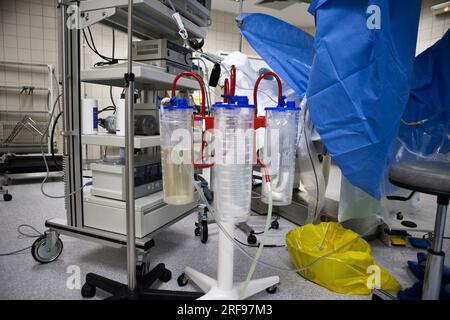 Urologia: Trattamento dell'iperplasia prostatica benigna mediante laser. Foto Stock