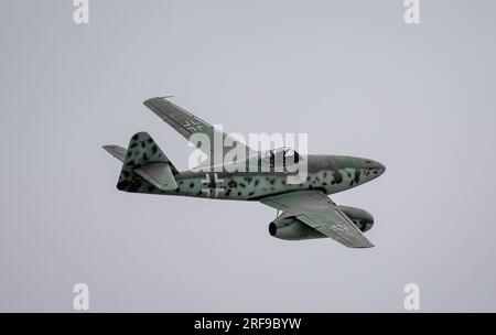 Messerschmitt me 262 Swallow from Manching in Germania, fa il suo debutto al Royal International Air Tattoo 2023 Foto Stock