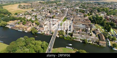 St Neots è una città del distretto di Huntingdonshire in Cambridgeshire, Inghilterra, a circa 50 miglia a nord di Londra e a 18 miglia a ovest di Cambridge Foto Stock