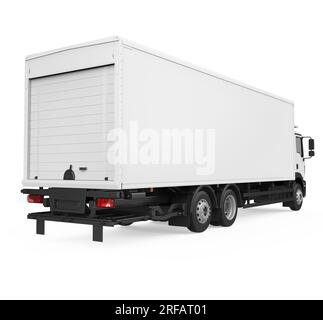 Camion Frigo isolato Foto Stock