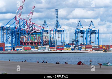 Baltic Hub, ex Deepwater Container Terminal DCT, a Danzica, Polonia © Wojciech Strozyk / Alamy Stock Photo Foto Stock