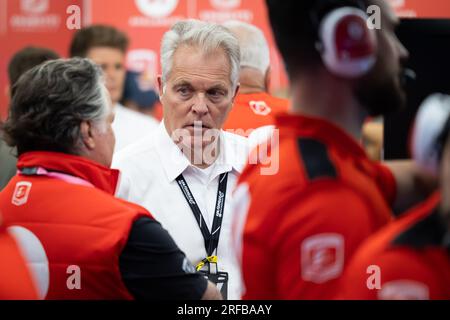 Londra, Royaume University. 29 luglio 2023. J-F Thormann (usa), Presidente di Andretti Motorsport, ritratto durante l'ePrix di Londra Hankook 2023, dodicesimo incontro del Campionato Mondiale ABB FIA di Formula e 2022-23, sull'Excel di Londra dal 29 al 30 luglio 2023, Regno Unito - foto André Ferreira/DPPI Credit: DPPI Media/Alamy Live News Foto Stock