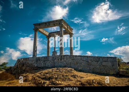 Punto panoramico dell'Humilladero de los Cuatro Postes ad Avila, Castilla y Leon, Spagna Foto Stock