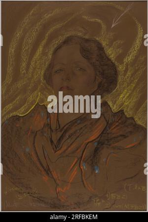 Donna asimmetrica - Ritratto di Eugenia Wyszomirska-Kuźnicka 4 ottobre 1937 di Stanisław Ignacy Witkiewicz Foto Stock