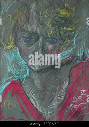 Ritratto di una donna giugno 1928 di Stanisław Ignacy Witkiewicz Foto Stock