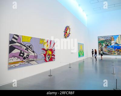 Interior The Tate Modern Art Gallery, Londra, Regno Unito Foto Stock