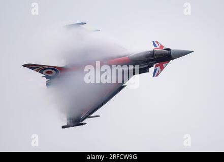 Royal Air Force Typhoon display Team al Royal International Air Tattoo 2023 Foto Stock