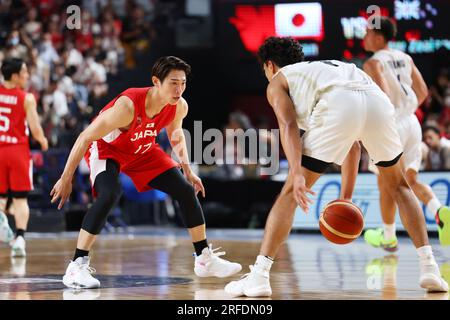 Gunma, Giappone. 2 agosto 2023. Yutaro Suda (JPN) Basket: Men's Basketball International friendly game tra il Giappone 79-72 nuova Zelanda all'Open House Arena Ota di Gunma, Giappone. Crediti: Naoki Morita/AFLO SPORT/Alamy Live News Foto Stock