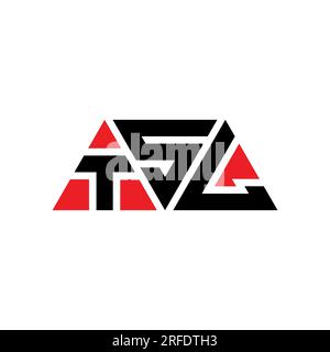 Logo TSL triangolare a lettera con forma triangolare. Monogramma con logo triangolare TSL. Modello con logo vettoriale a triangolo TSL di colore rosso. TSL triangul Illustrazione Vettoriale