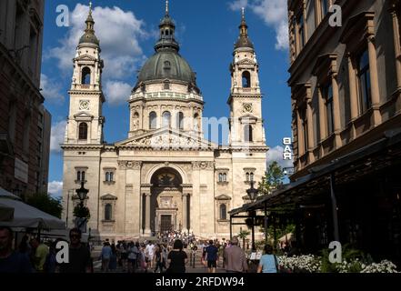 St Basilica di Stefano a Budapest in Ungheria. Foto Stock