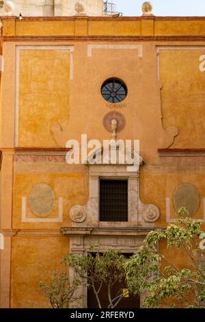 Spagna, Valencia, Chiesa di San Nicolás de Bari y San Pedro Mártir, soprannominata la Cappella Sistina valenciana, struttura gotica, decorazione barocca Foto Stock