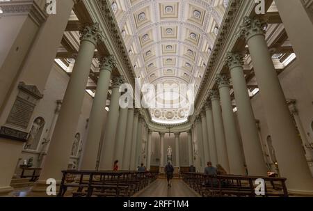 SAN MARINO, 5 LUGLIO 2022 - l'interno della Basilica di San Marino, Repubblica di San Marino, Europa Foto Stock