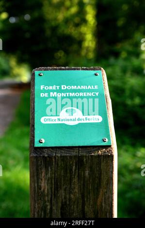 Francia, dipartimento della Val d'Oise, zona di Plaine Vallée, zona di Saint-Prix, foresta di Montmorency Foto Stock