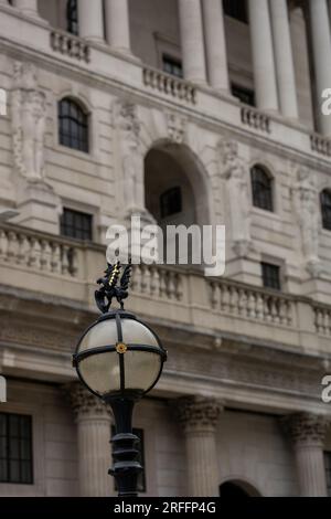Londra, Regno Unito. 3 agosto 2023. Bank of England aumenta i tassi di interesse al 5,25% credito: Ian Davidson/Alamy Live News Foto Stock