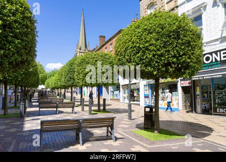 Wakefield Kirkgate Shopping Street Wakefield City Center Wakefield West Yorkshire Inghilterra Regno Unito GB Europa Foto Stock