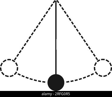 icona a pendolo disegno illustrativo vettoriale Illustrazione Vettoriale