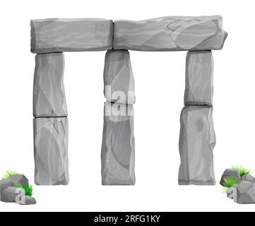 Stonehenge vecchio dolmen o tempio Illustrazione Vettoriale