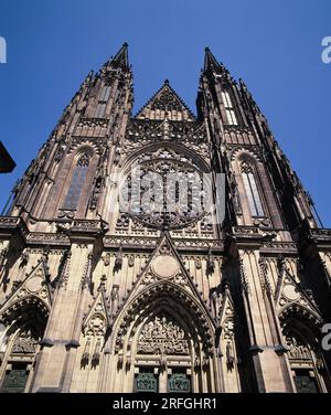 Repubblica Ceca. Praga. St Cattedrale di Vito. Foto Stock