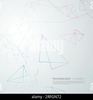 Ripetizione geometrica astratta. Elemento banner Web. Simbolo, illustrazione del logo. Carta da parati futuristica. Texture di sfondo astratta Illustrazione Vettoriale