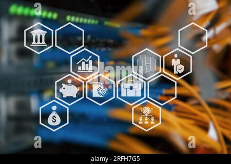 Concetto di gestione delle risorse. Semplificate le operazioni e massimizzate il ROI con strategie complete di gestione delle risorse. Foto Stock