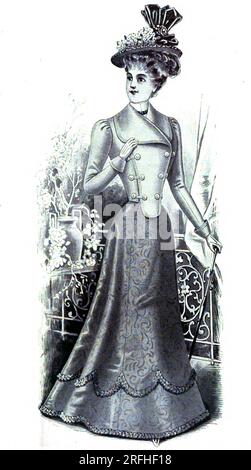Abito da donna - Moda donna, 1899 Foto Stock