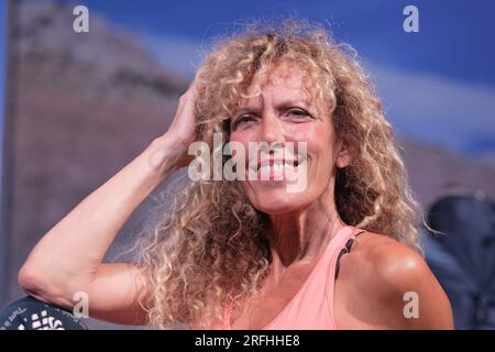 L'attrice Carmen Conesa si esibisce durante la presentazione dello spettacolo teatrale "Paso a Paso" Alcázar a Madrid il 3 luglio 2023 Spagna con: Carmen Conesa dove: Madrid, Spagna quando: 03 lug 2023 credito: Oscar Gonzalez/WENN Foto Stock