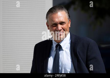 Devon Archer, ex socio in affari di Hunter Biden, arriva all'o'Neill House Office Building a Capitol Hill a Washington, DC, lunedì 31 luglio 2023. Credito: Julia Nikhinson/CNP per The NY Post (RESTRIZIONE: NO Daily mail. NESSUN quotidiano o quotidiano New York o New Jersey nel raggio di 75 miglia da New York City.) Foto Stock