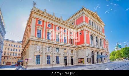 Palazzo Musik Verein edificio neoclassico a Vienna Austria Foto Stock