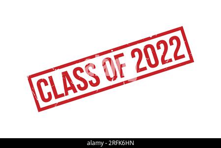 Classe rossa di 2022 sigilli in gomma Vector Illustrazione Vettoriale