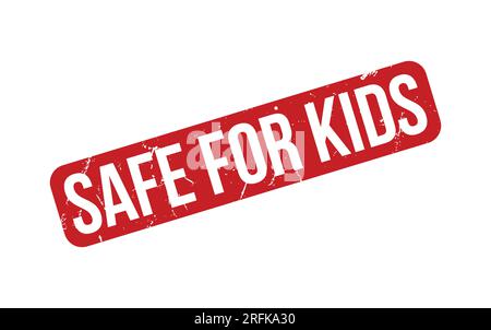 Vettore di tenuta grunge Safe for Kids Illustrazione Vettoriale