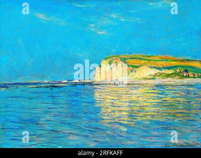 Low Tide a Pourville, vicino a Dieppe da Claude Monet. Originale dal Cleveland Museum of Art Foto Stock