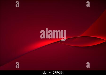 Set di vettori di sfondo per colori rossi. Sfondo di linea e curva. Illustrazione Vettoriale