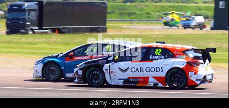 Thruxton BTCC domenica 4 giugno 2023 Foto Stock