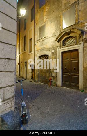 Italia, Roma, Lazio, via di Sant'Angelo a Pescheria Foto Stock