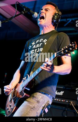 Sunderland, Regno Unito - 03.08.23: Mclusky perfom at Pop Recs Ltd a Sunderland, Regno Unito. Crediti: Thomas Jackson/Alamy Live News Foto Stock