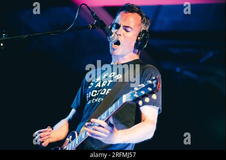 Sunderland, Regno Unito - 03.08.23: Mclusky perfom at Pop Recs Ltd a Sunderland, Regno Unito. Crediti: Thomas Jackson/Alamy Live News Foto Stock