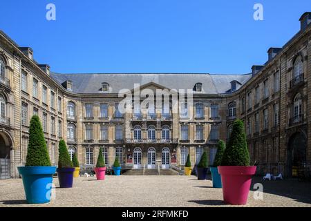 Francia, regione Hauts-de-France, Pas-de-Calais, Arras, ex abbazia di Saint-Vaast, Parc de la Légion d'Honneur, Musée des Beaux-Arts (museo di belle arti) Foto Stock