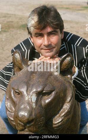 La presentatrice televisiva francese Patrice Drevet, al Deauville American Film Festival nel settembre 1989. Foto Stock