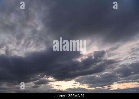 Una formazione di nubi Foto Stock