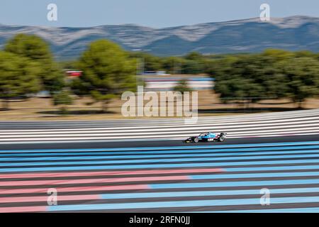 Campionato Italiano F4 sul circuito Paul Ricard , Castellet, FRANCIA, 22/07/2023 Florent 'MrCrash' B.. Foto Stock