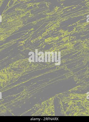 Sfondo verticale grunge astratto non convenzionale con verde chiaro e grigio. Foto Stock