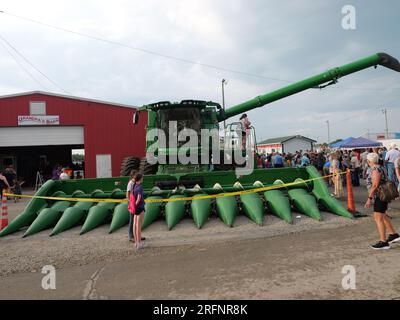 Gardner, Kansas - 3 agosto 2023: Johnson County, Kansas Fair e Carnival Foto Stock