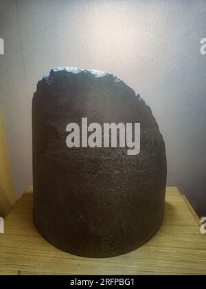 Parte del pilastro di Ashokan. III secolo a.C. Da pataliputra, Bihar. Foto Stock