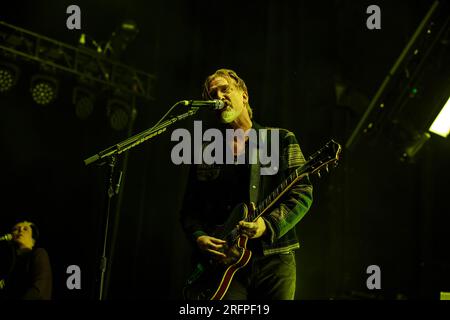 Toronto, Canada. 4 agosto 2023. Queens of the Stone Age che si esibisce in "The End Is Nero" Tour al Budweiser Stage Credit: Bobby Singh/Alamy Live News Foto Stock