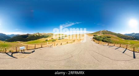 Visualizzazione panoramica a 360 gradi di 360 foto equirettangolare Independence Pass Continental divide Twin Lakes Colorado