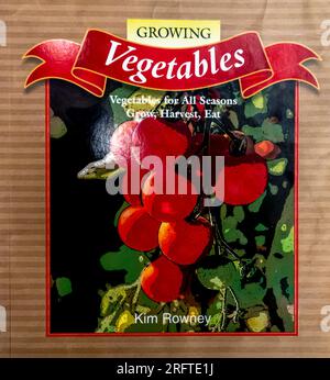 Libro Growing Vegeters di Kim Rowney Foto Stock