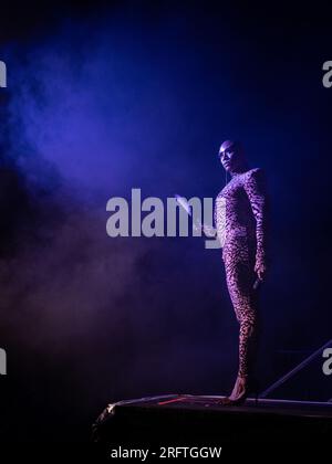 Wilderness Festival, Charlbury, Regno Unito. 5 agosto 2023. Artisti nella Casa del Sublime il sabato sera del festival di quattro giorni che celebra l'arte, la cultura e la musica. Crediti: Andrew Walmsley/Alamy Live News Foto Stock