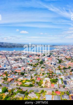 Centro città di Dunedin Foto Stock